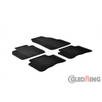 Original Gledring Passform Fußmatten Gummimatten 4 Tlg. - Renault Megane Scenic II. 2003-2009